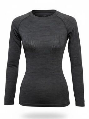NWT - Zella Seamless Moisture-Wicking Compression Training Top in Black Size XXS